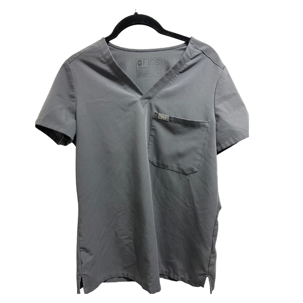 GENTLY USED Figs Gray Women’s Catarina Scrub Top Shirt